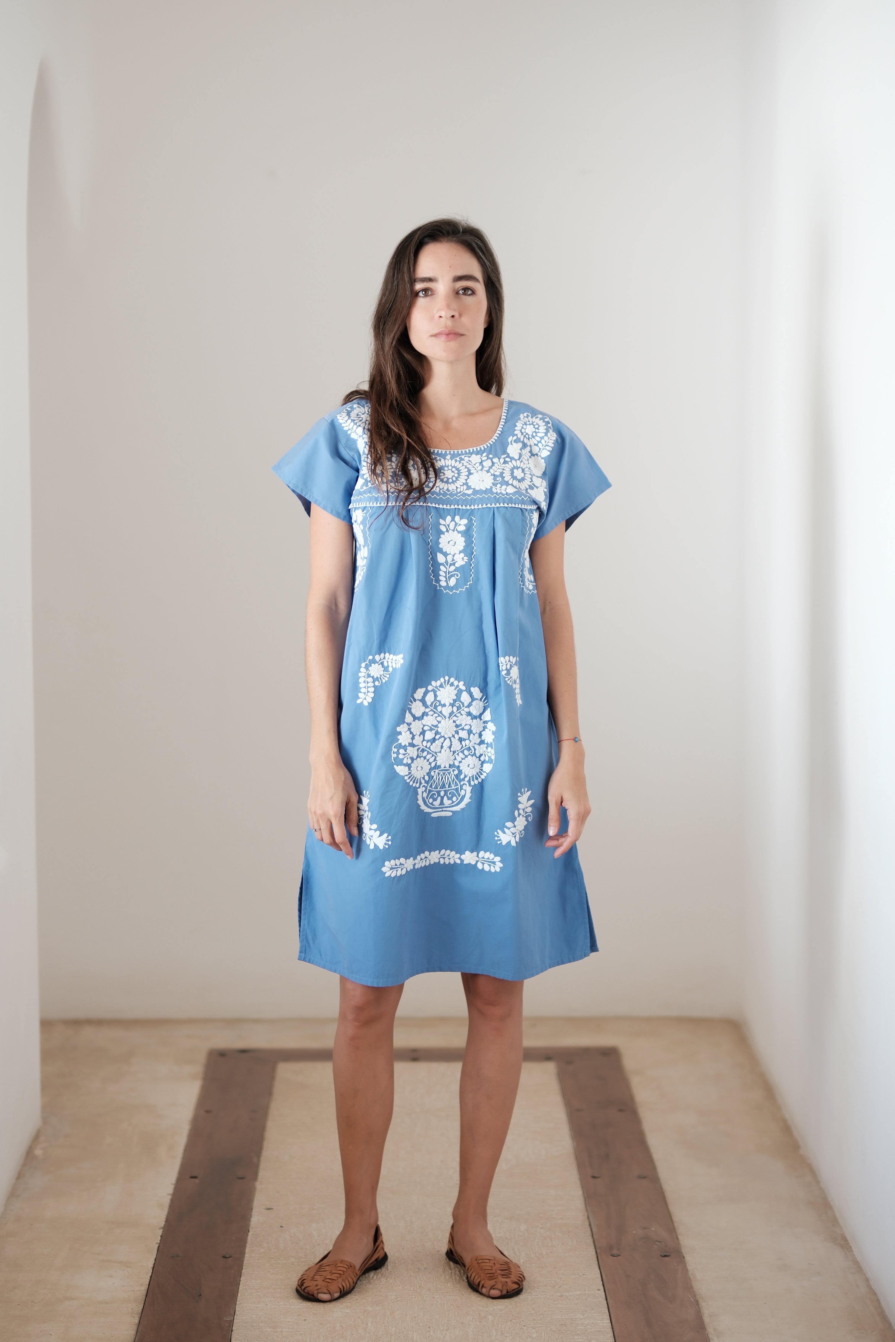 THE SANTA LUPITA BLUE DRESS