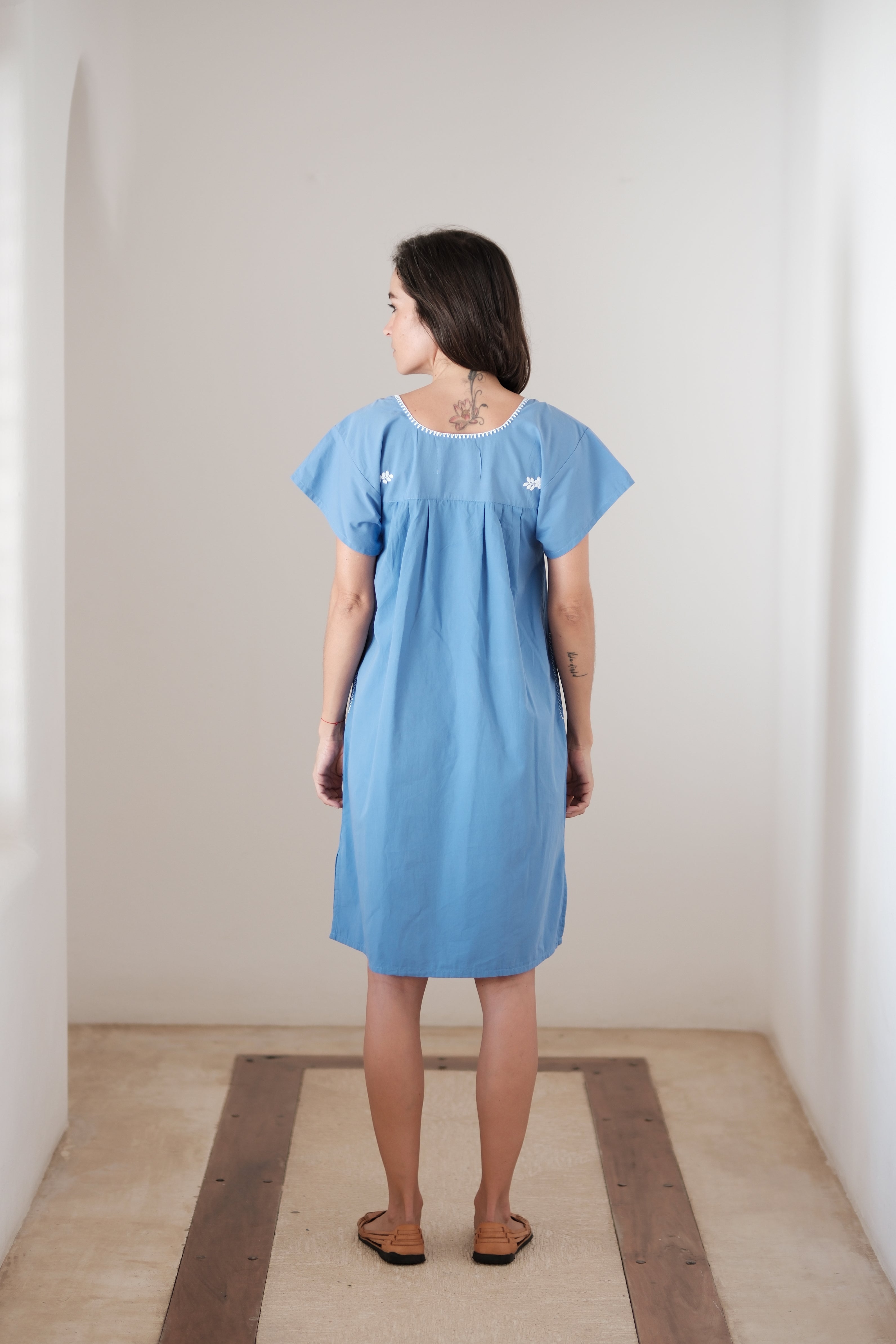 THE SANTA LUPITA BLUE DRESS