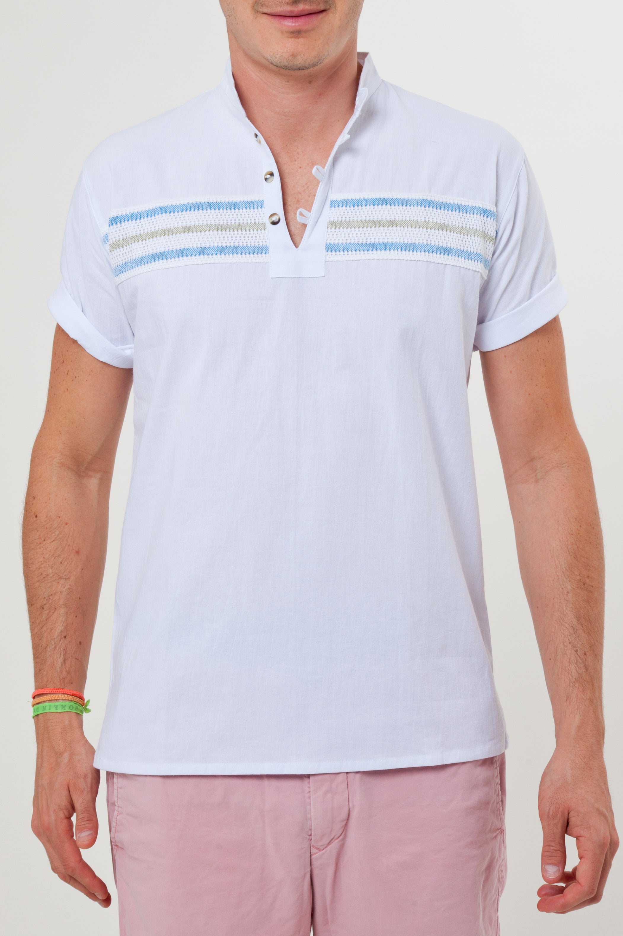 THE GREEN STRIPE SUMMER SHIRT